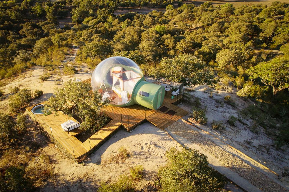 Eco-Lodge En La Reserva Privada Campanarios De Azaba - Proyecto De Conservacion Espeja Ngoại thất bức ảnh
