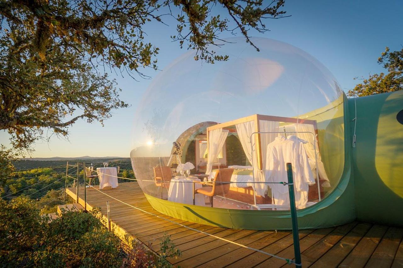 Eco-Lodge En La Reserva Privada Campanarios De Azaba - Proyecto De Conservacion Espeja Ngoại thất bức ảnh